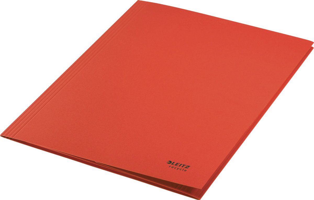 Leitz Recycle treflikig mapp | A4 | Kartong | Röd
