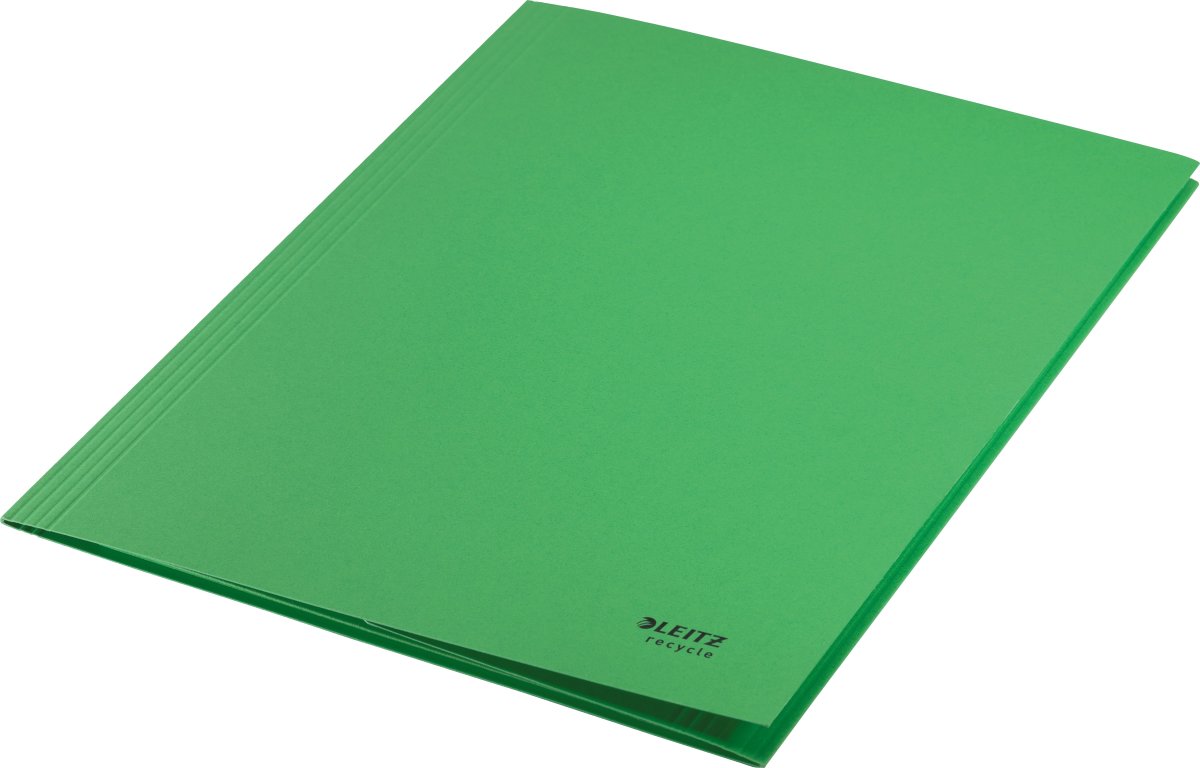 Leitz Recycle 3-flikig mapp | A4 | Kartong | Grön