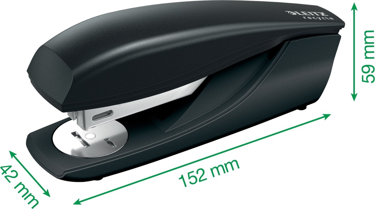 Leitz Recycle Häftapparat | 30 ark | Svart