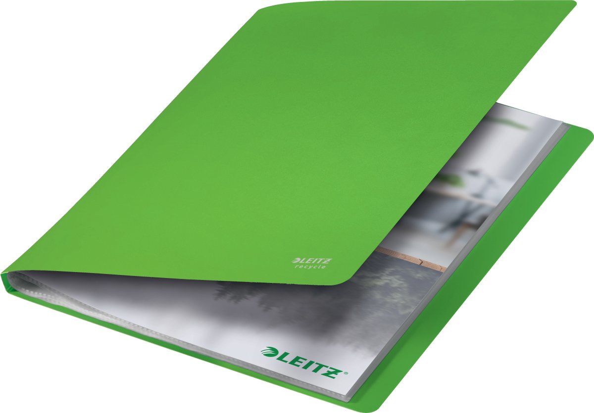 Leitz Recycle displaybok | A4 | 20 fickor | Grön