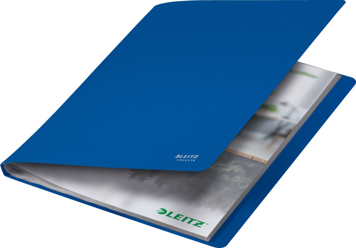 Leitz Recycle displaybok | A4 | 40 fickor | Blå