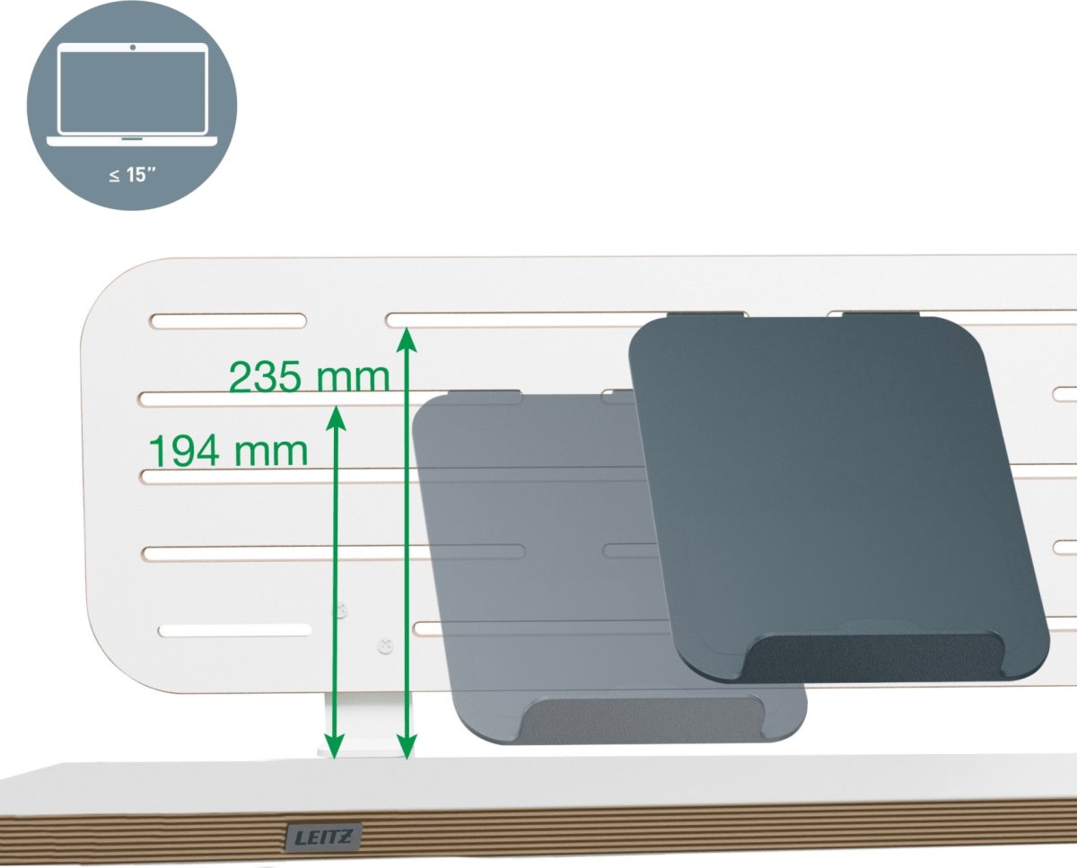 Leitz organisationstavla för skrivbord, 80x25cm