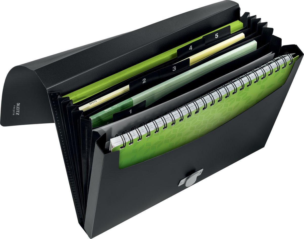 Leitz Recycle projektmapp | A4 | Svart
