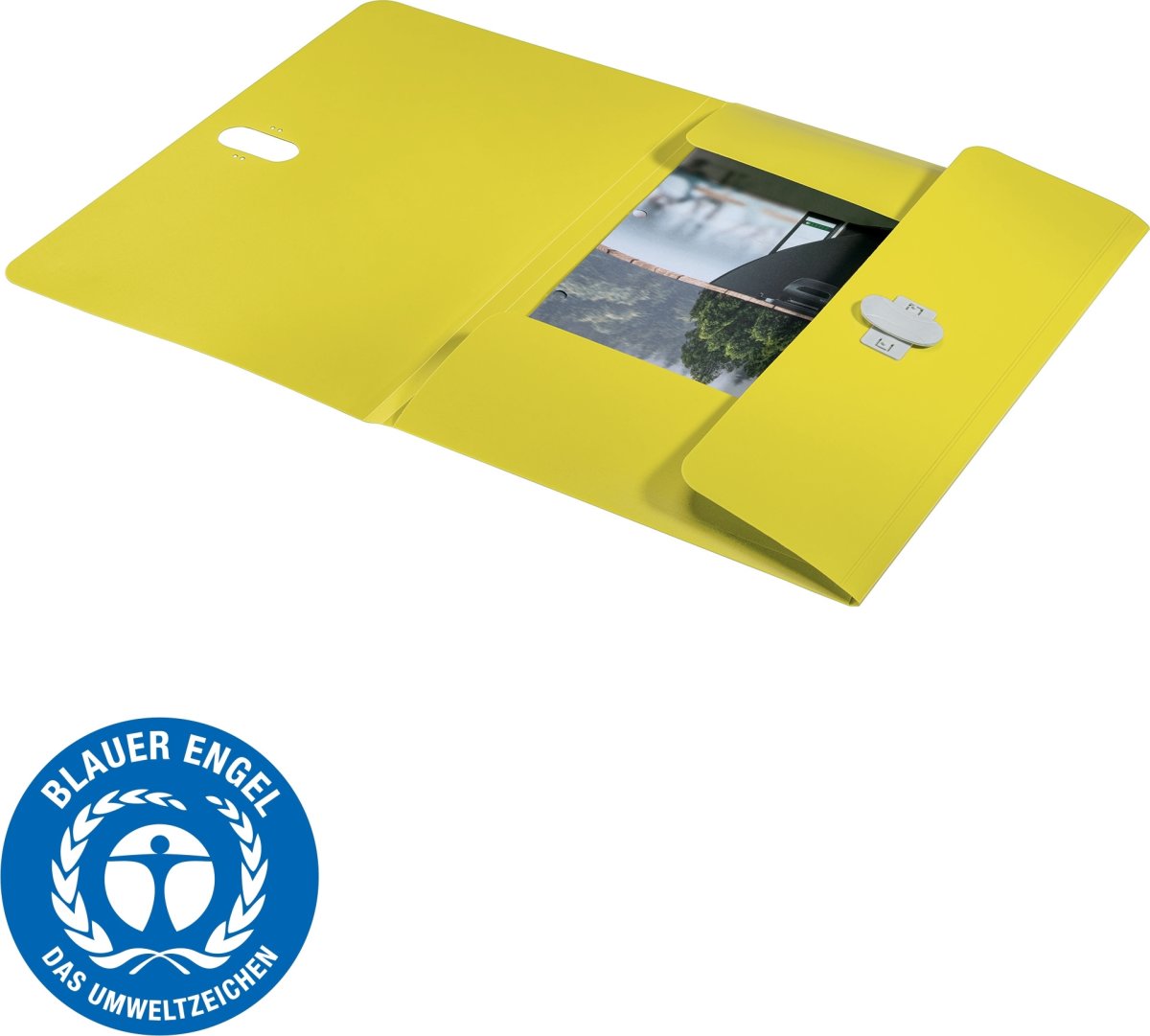 Leitz Recycle projektmapp | A4 | 3-flikig | Gul