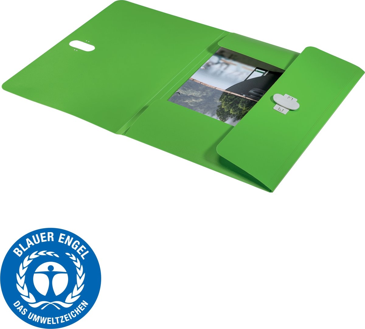 Leitz Recycle projektmapp | A4 | 3-flikig | Grön