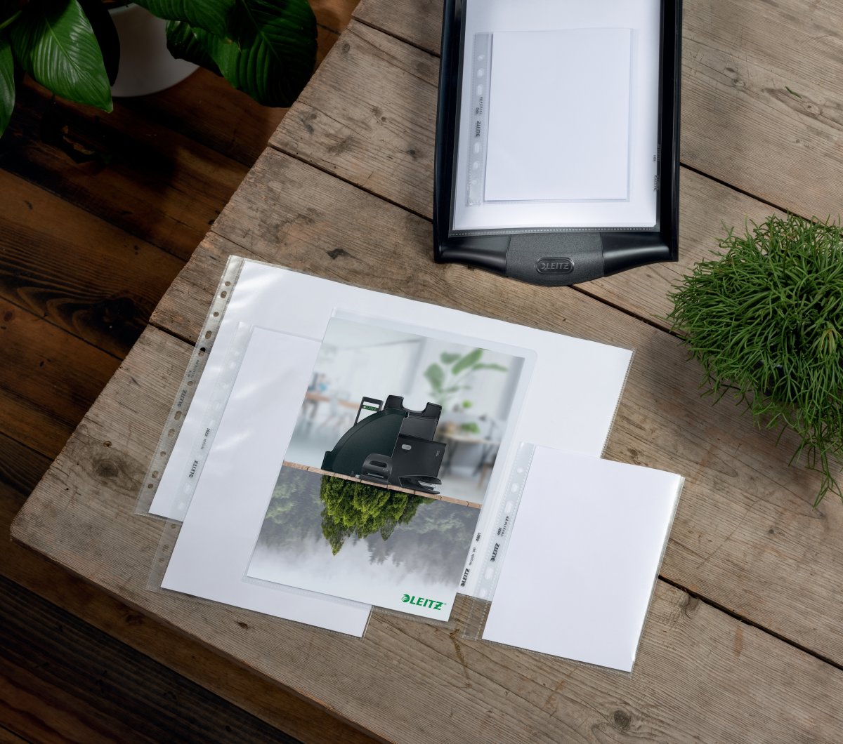 Leitz Recycle Pocket, A4+, Topp, 100my , 25 st.