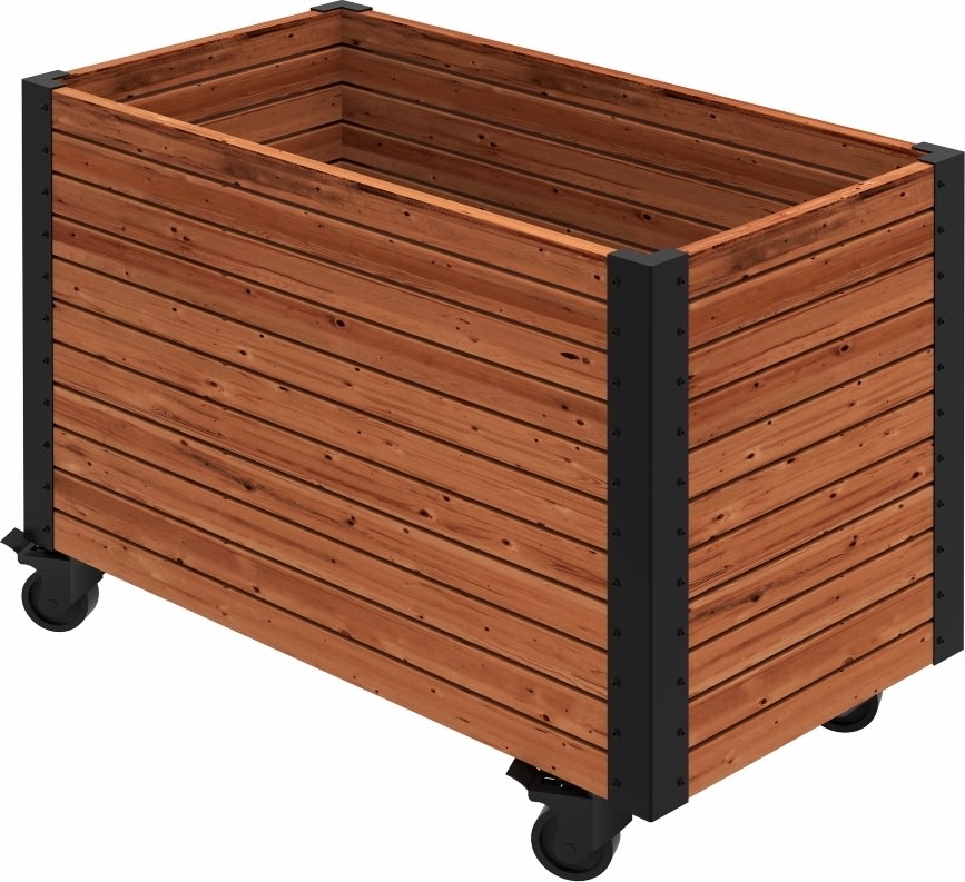 Plus Cubic blomlåda 87x46x65,5 cm, Thermowood