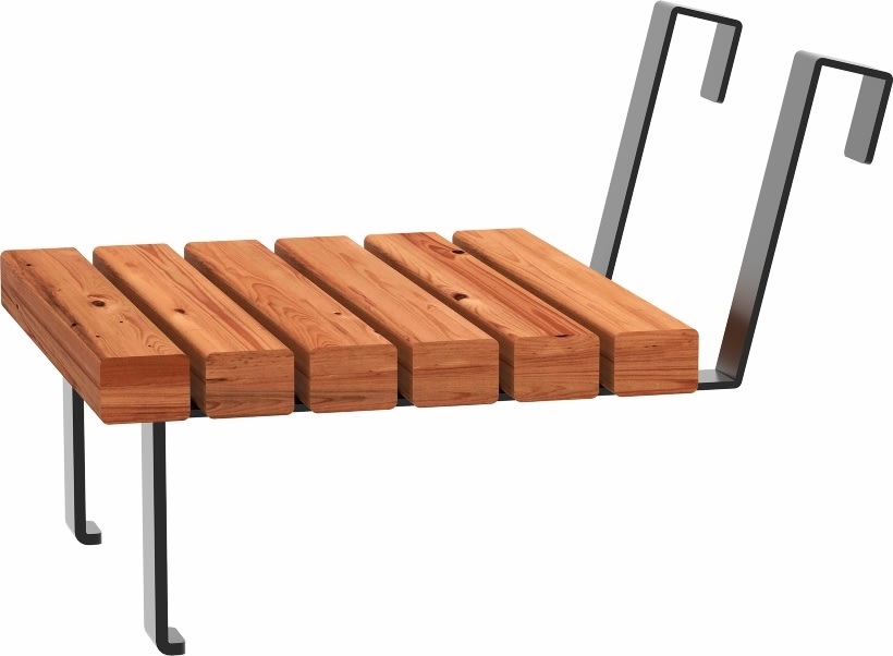 Plus Relaxbänk + hängbord/150cm/Thermowood