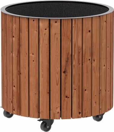 Plus Circle blomlåda Ø55x55 cm, Thermowood