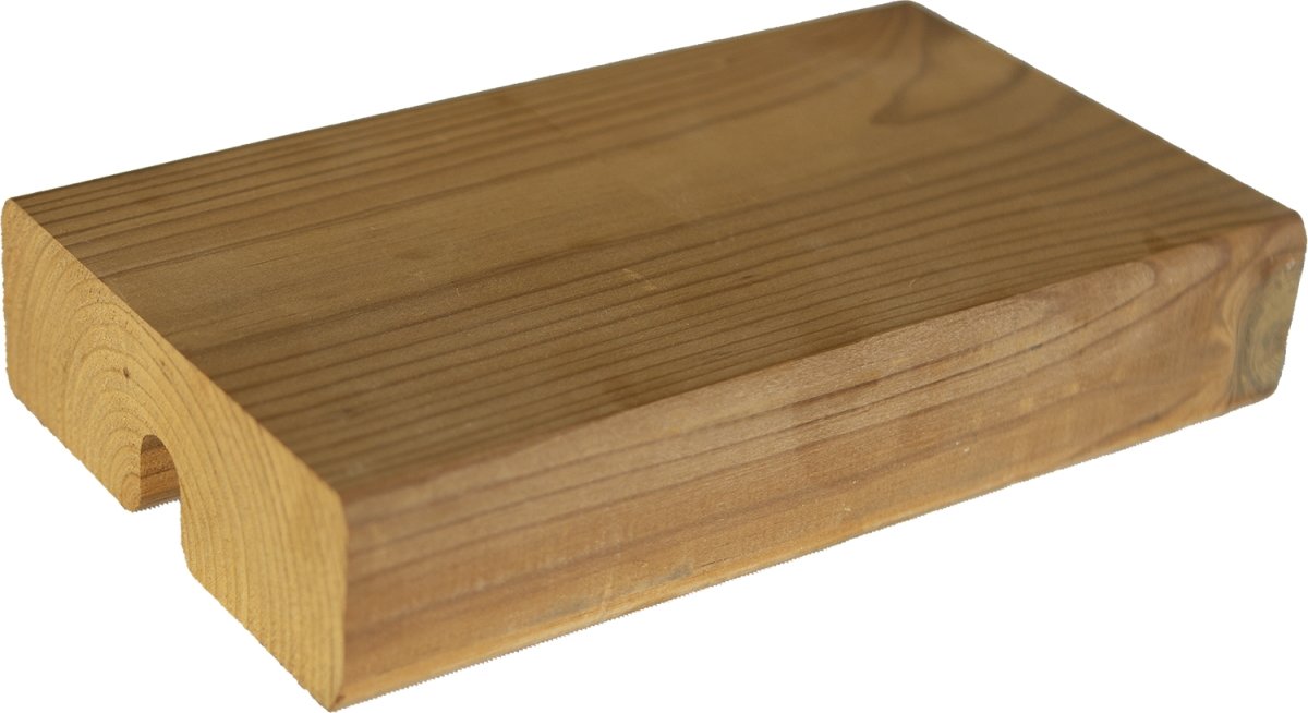 Plus Basic bänkset med ryggstöd, Thermowood
