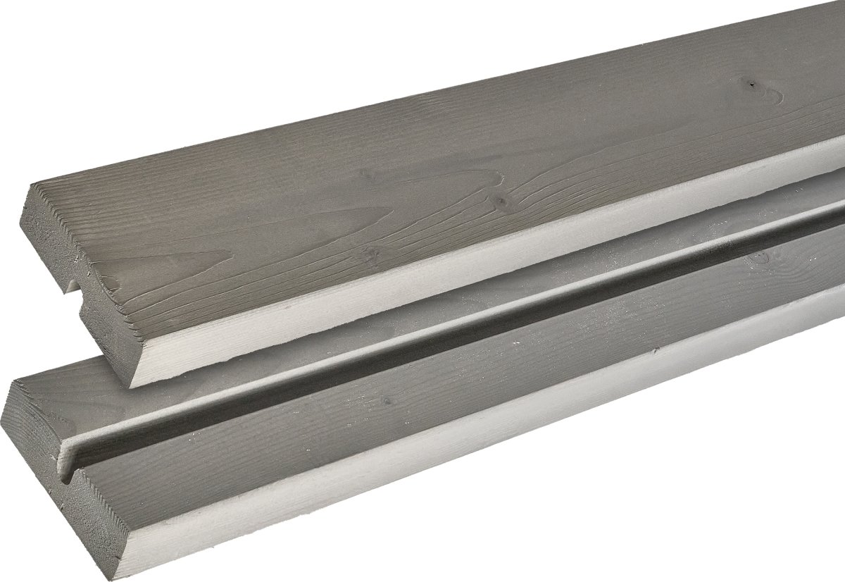 Plus Cubic blomlåda 120x50x45, gråbrun
