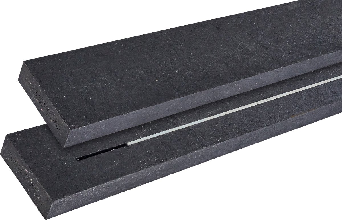 Plus Twist bänkset med 4 ryggstöd RePlast | 227 cm