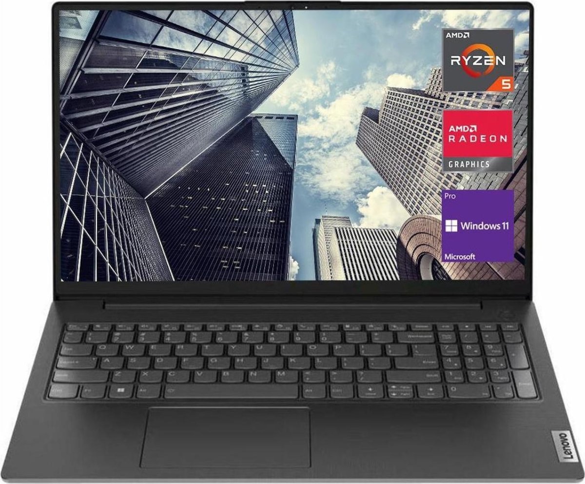 Lenovo V15 15,6" bärbar dator, svart