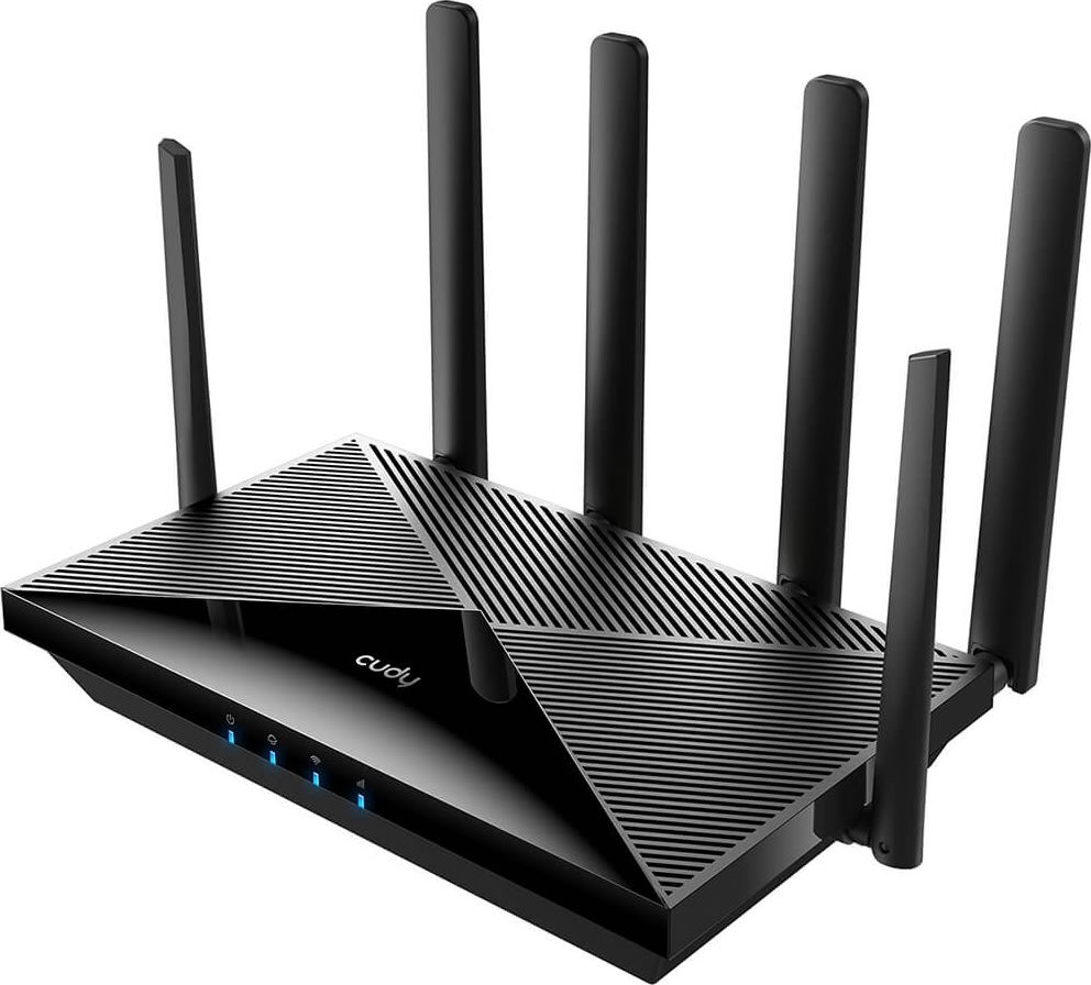 Cudy 5G Router P5 AX3000 Gigabit Dual-SIM, svart