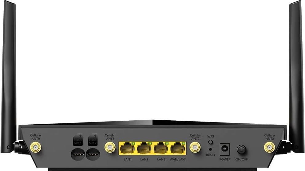 Cudy 5G Router P5 AX3000 Gigabit Dual-SIM, svart