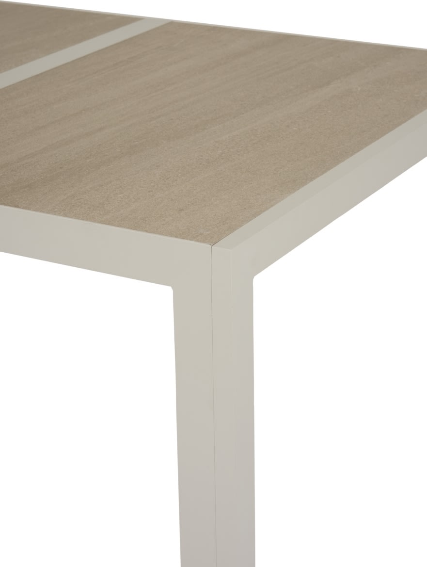 Kenny Trädgårdsbord 196x91cm, sandgrå/beige
