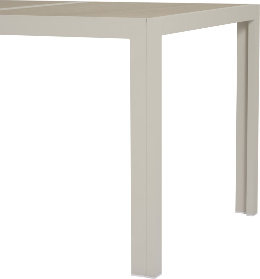 Kenny Trädgårdsbord 196x91cm, sandgrå/beige