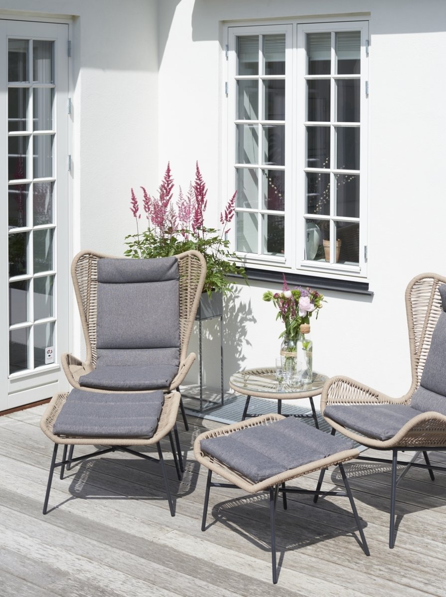 Thorkild Loungeset 2 pers. 5 delar med kuddar