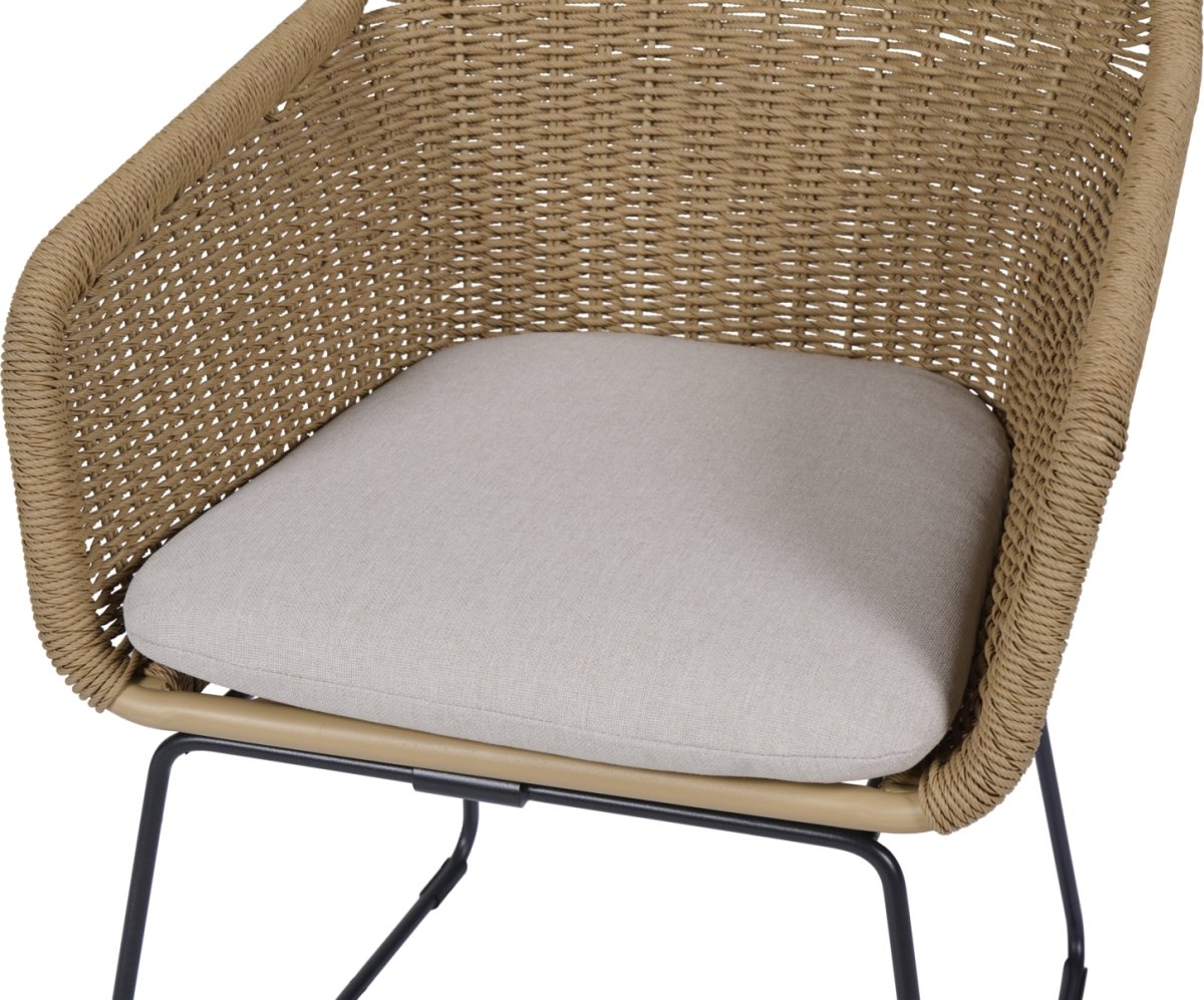 Sif Trädgårdsstol, svart/natur