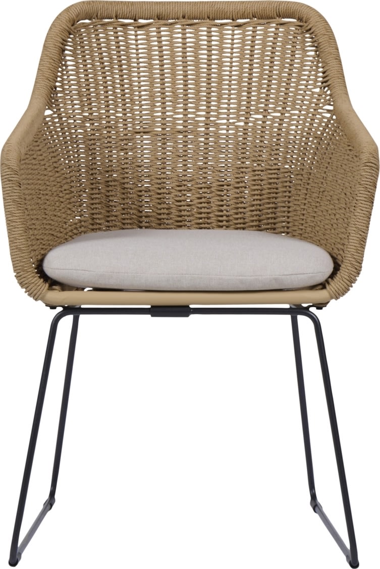 Sif Trädgårdsstol, svart/natur