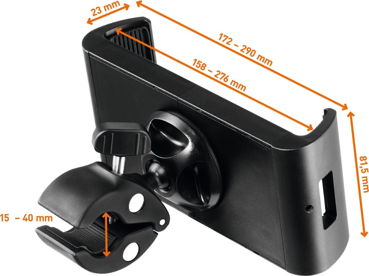Hållbar TOUGH Tablet-hållare, Clamp XL