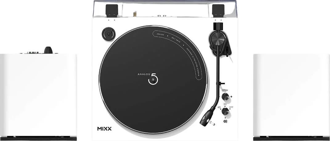 MIXX skivspelare Vinyl Inkl. Högtalare, vit