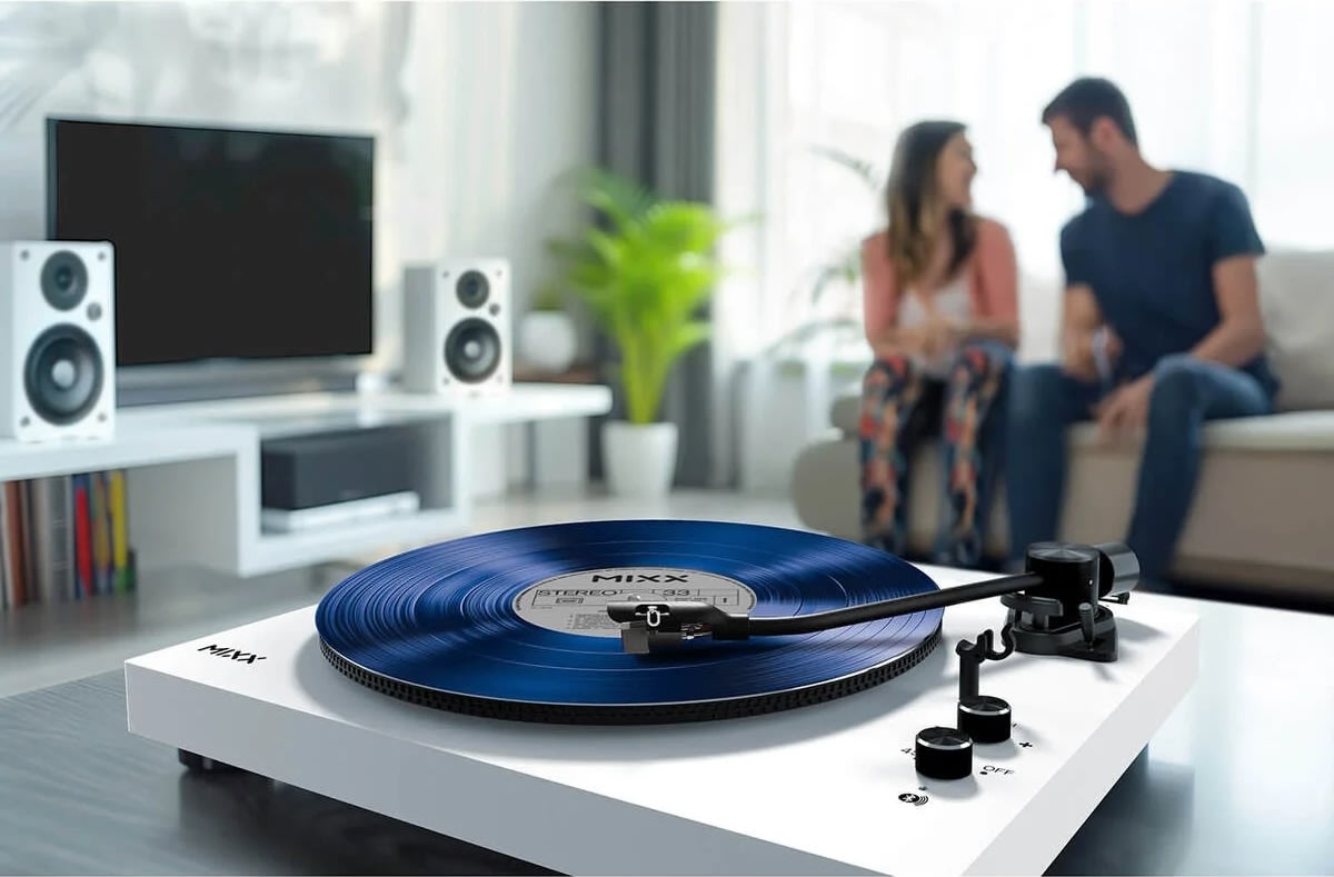 MIXX skivspelare Vinyl Inkl. Högtalare, vit