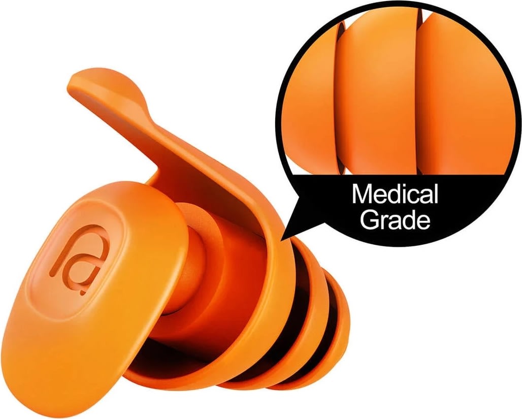 MIXX Öronproppar Bullerskydd Work 27dB, orange