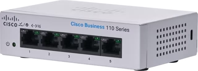 Cisco Business 110 Series 110-5T-D Switch 5-port