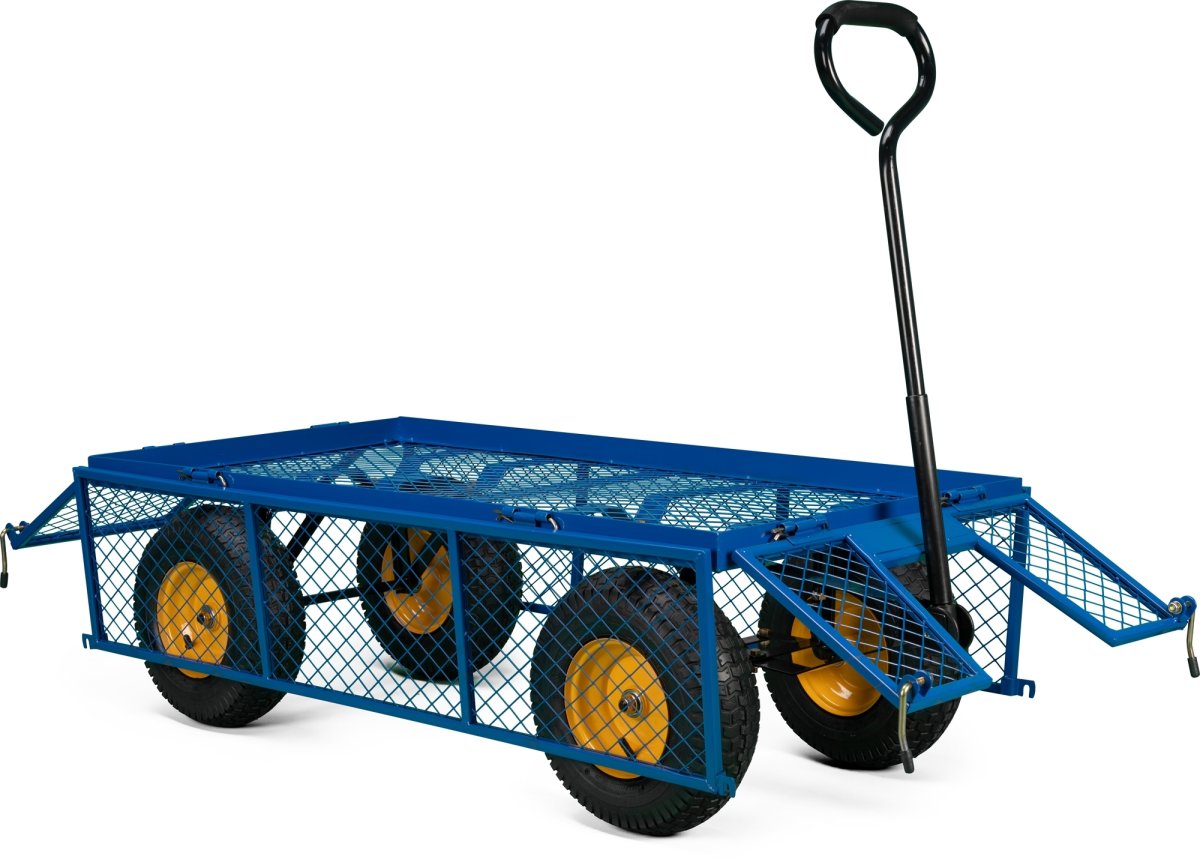 Dragvagn 320 kg, luftgummihjul, 138,2x61,5x114 cm