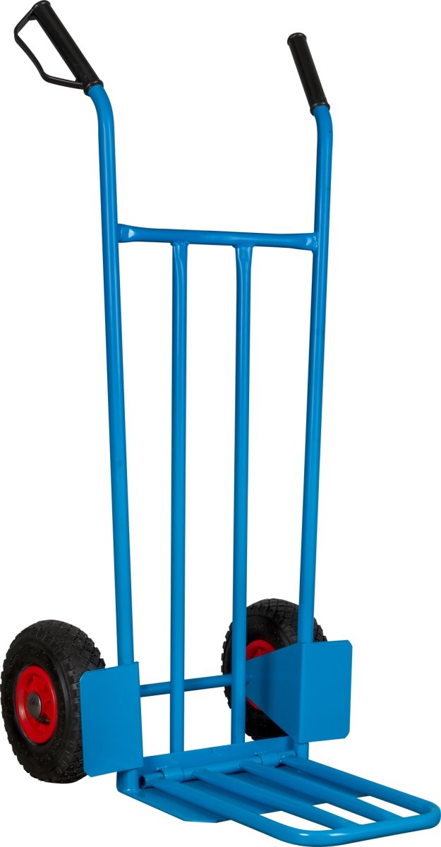 Magasinkärra med fällbar lastram 200 kg