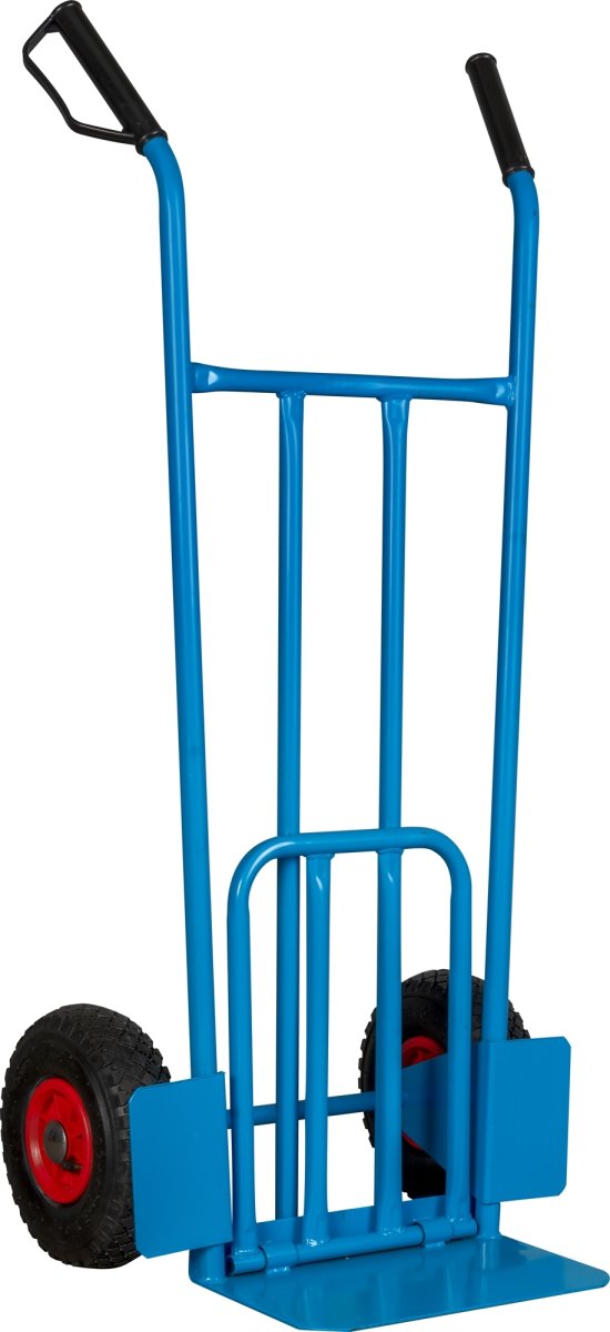 Magasinkärra med fällbar lastram 200 kg
