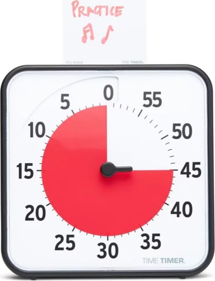 Time Timer® Original Medium-klocka, 18x18 cm