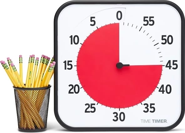 Time Timer® Original stor klocka, 30x30 cm