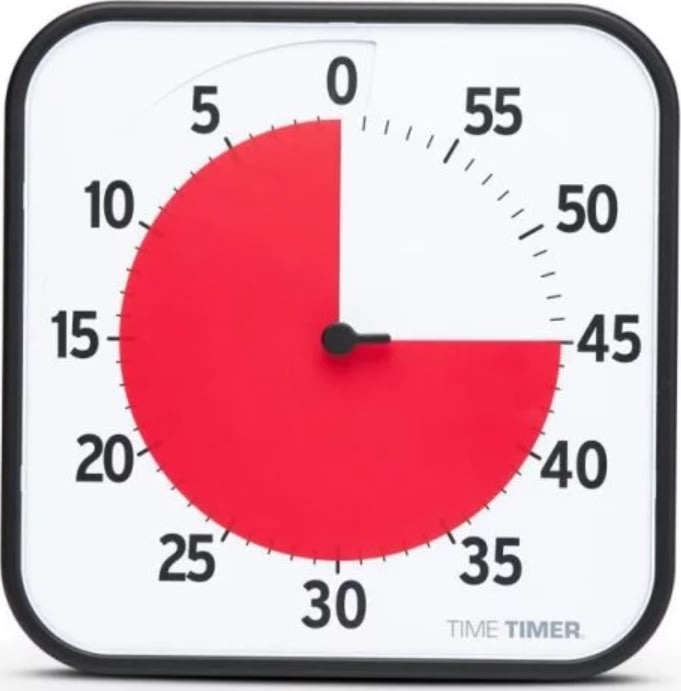Time Timer® Original stor klocka, 30x30 cm