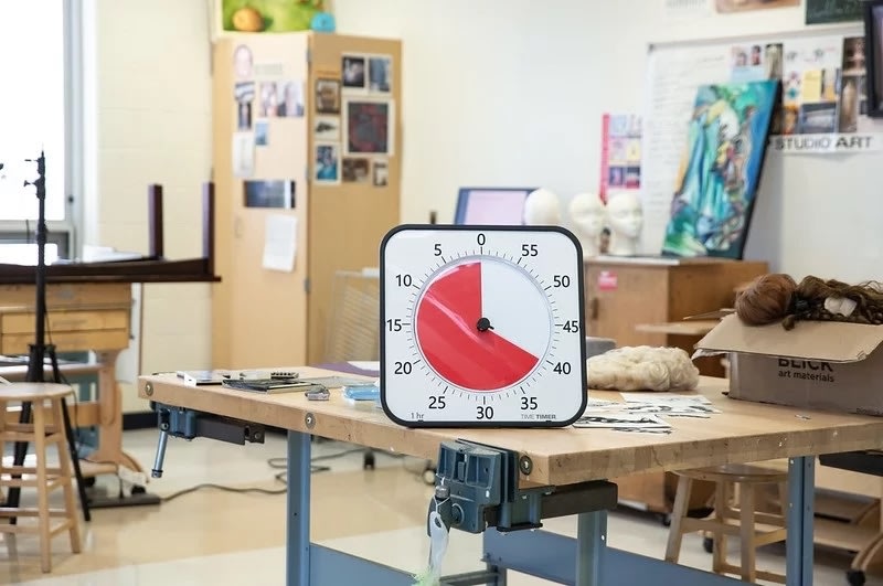 Time Timer® MAX-klocka, 44x44 cm