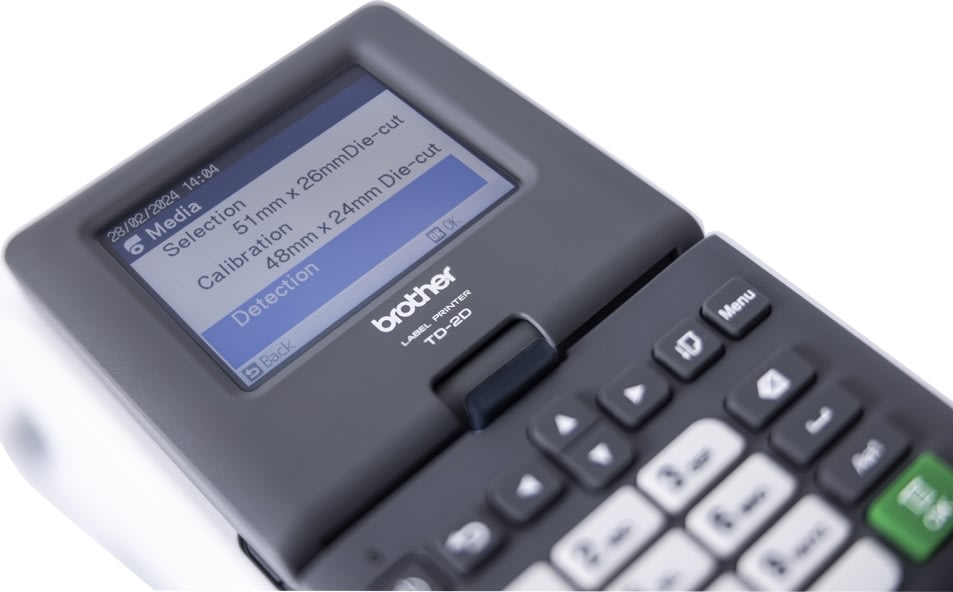Brother TD-2320DSA300 2" nätverksetikettskrivare