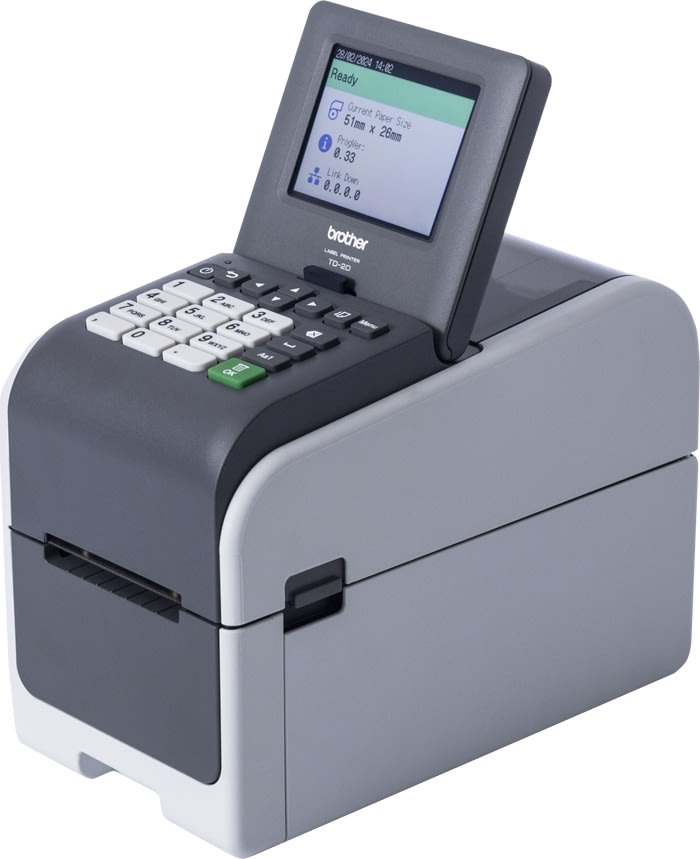 Brother TD-2350DSA203 2" trådlös etikettskrivare