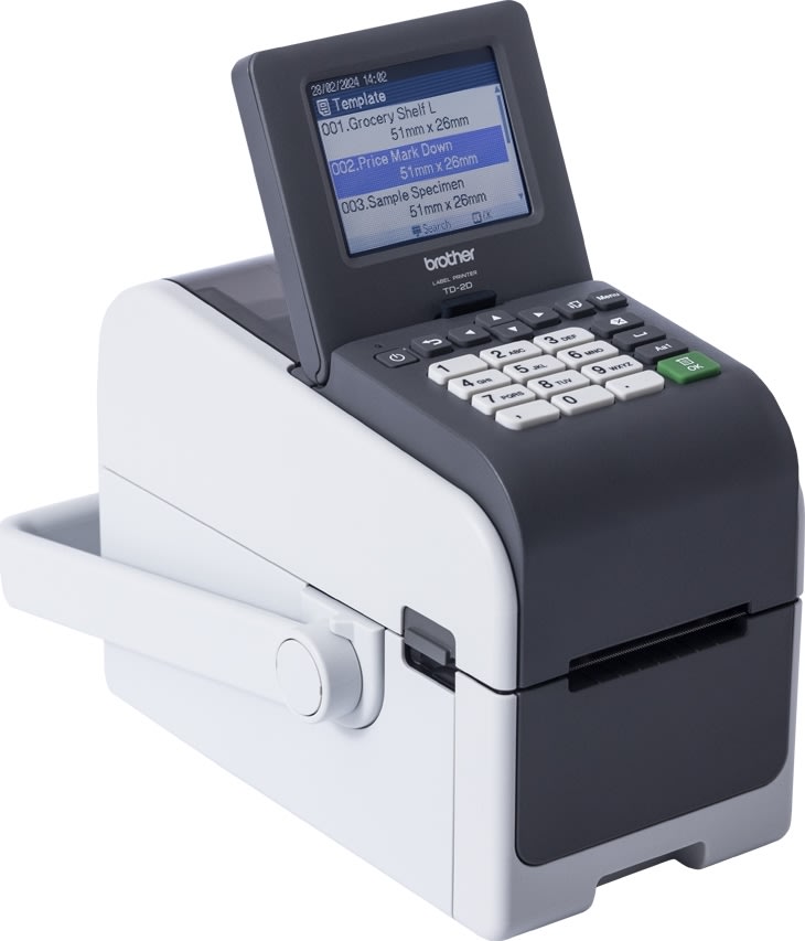 Brother TD-2350DSAH300 2" trådlös etikettskrivare
