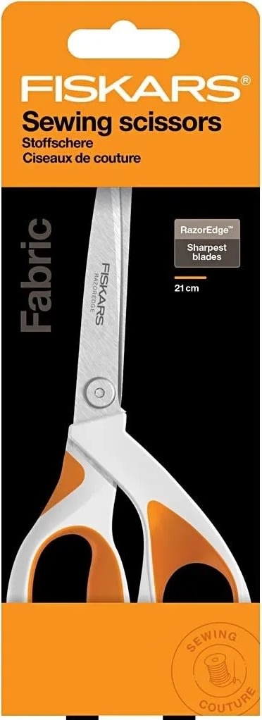 Fiskars RazorEdge Softgrip-saxar | 21 cm