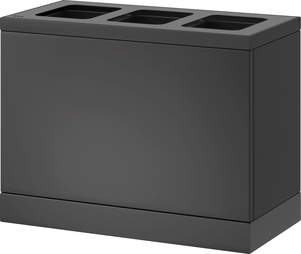 Bica Basic 830 Avfallsbehållare, 3x10 L, Antracit