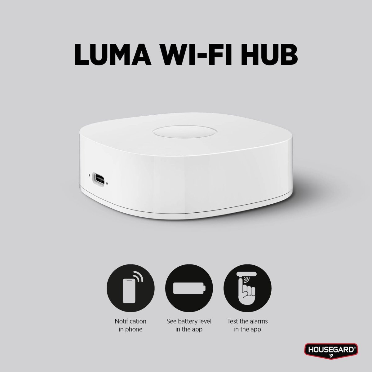 Housegard LUMA Wi-Fi HUB, vit