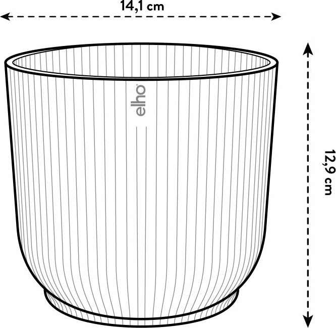 Elho Vibes Blomkruka, 14 cm, sorbetgrön