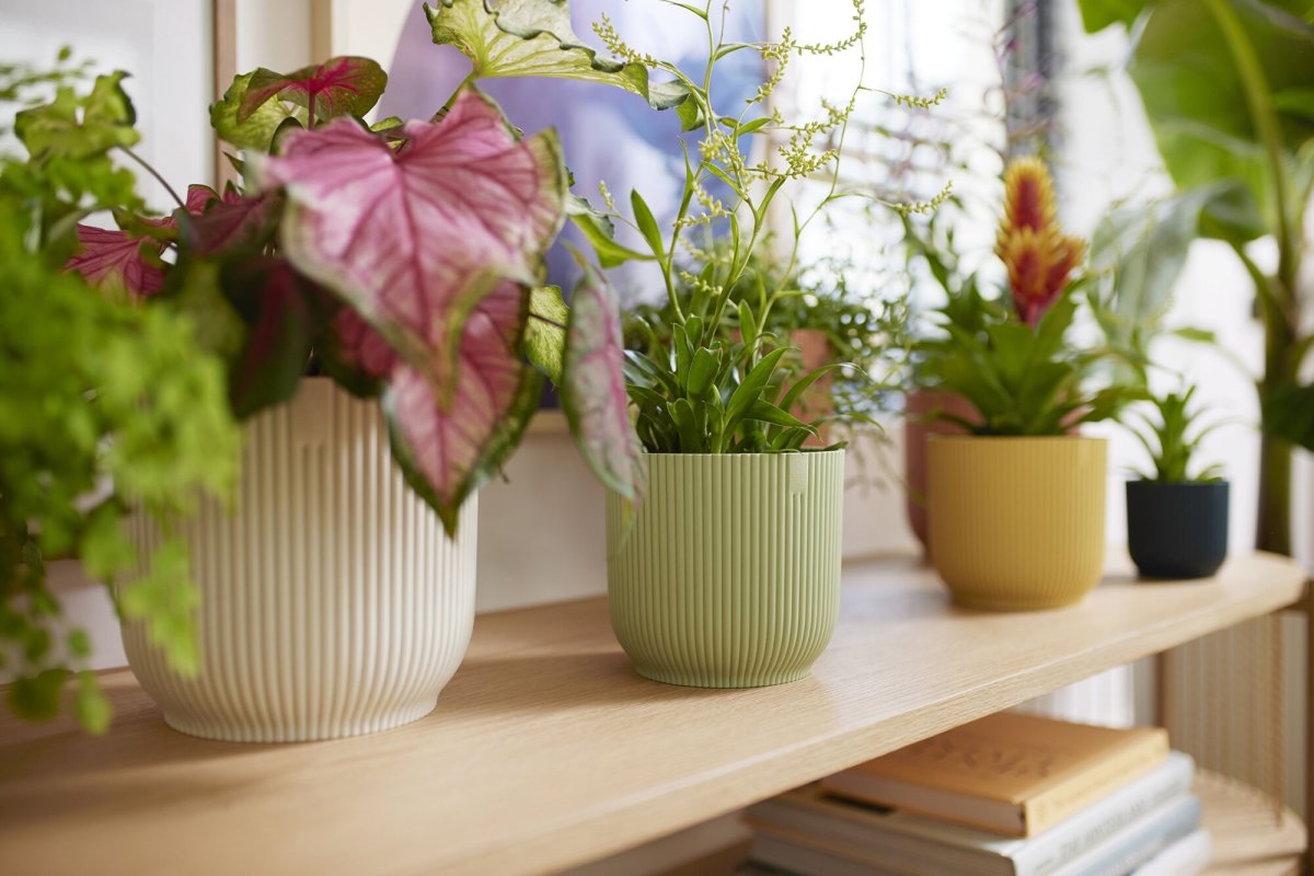 Elho Vibes blomkruka, 18 cm, Sorbert Green