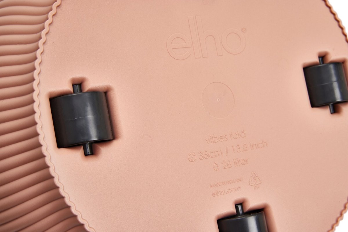 Elho Vibes Blomkruka med hjul, 35 cm, rosa