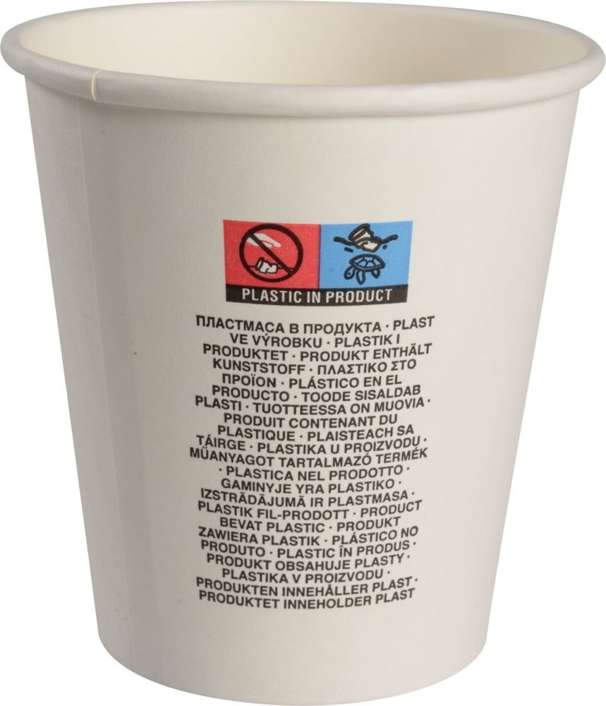 Pappersmugg, vit, 30 cl, 50 st.