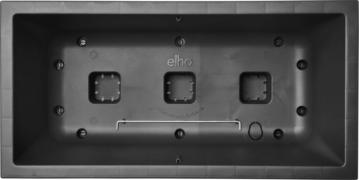 Elho Vivo Next Blomkruka, 60x30 cm, svart