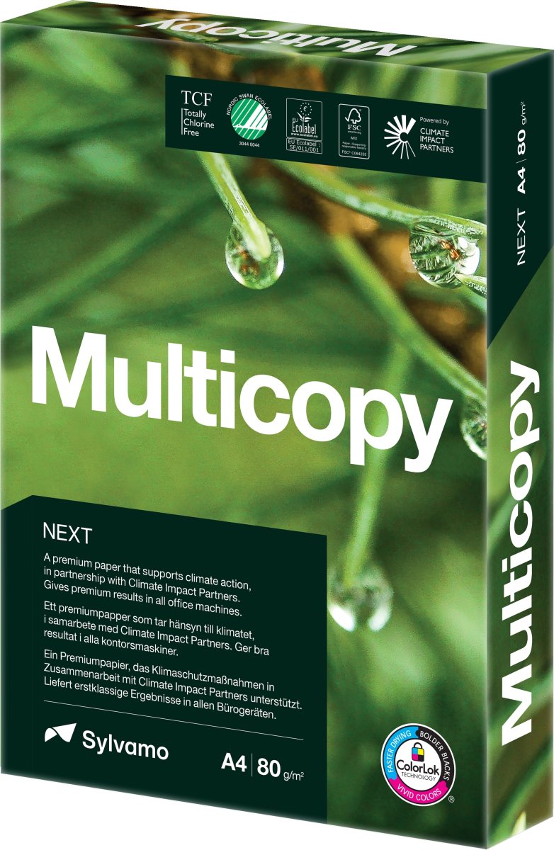 MultiCopy Next kopieringspapper A4 | 80g | 500 ark