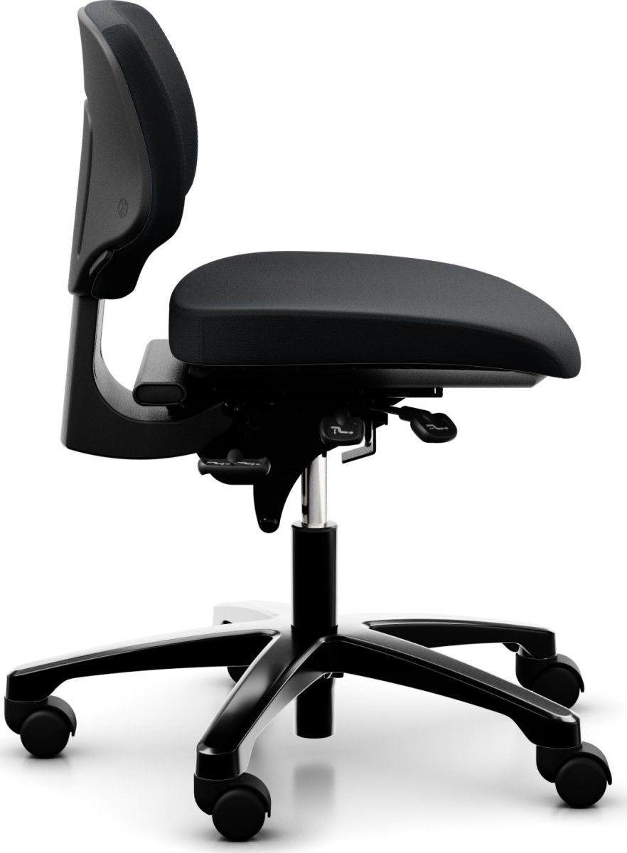 Kontorsstol RH Activ 200 Låg rygg Medium sits Sv.