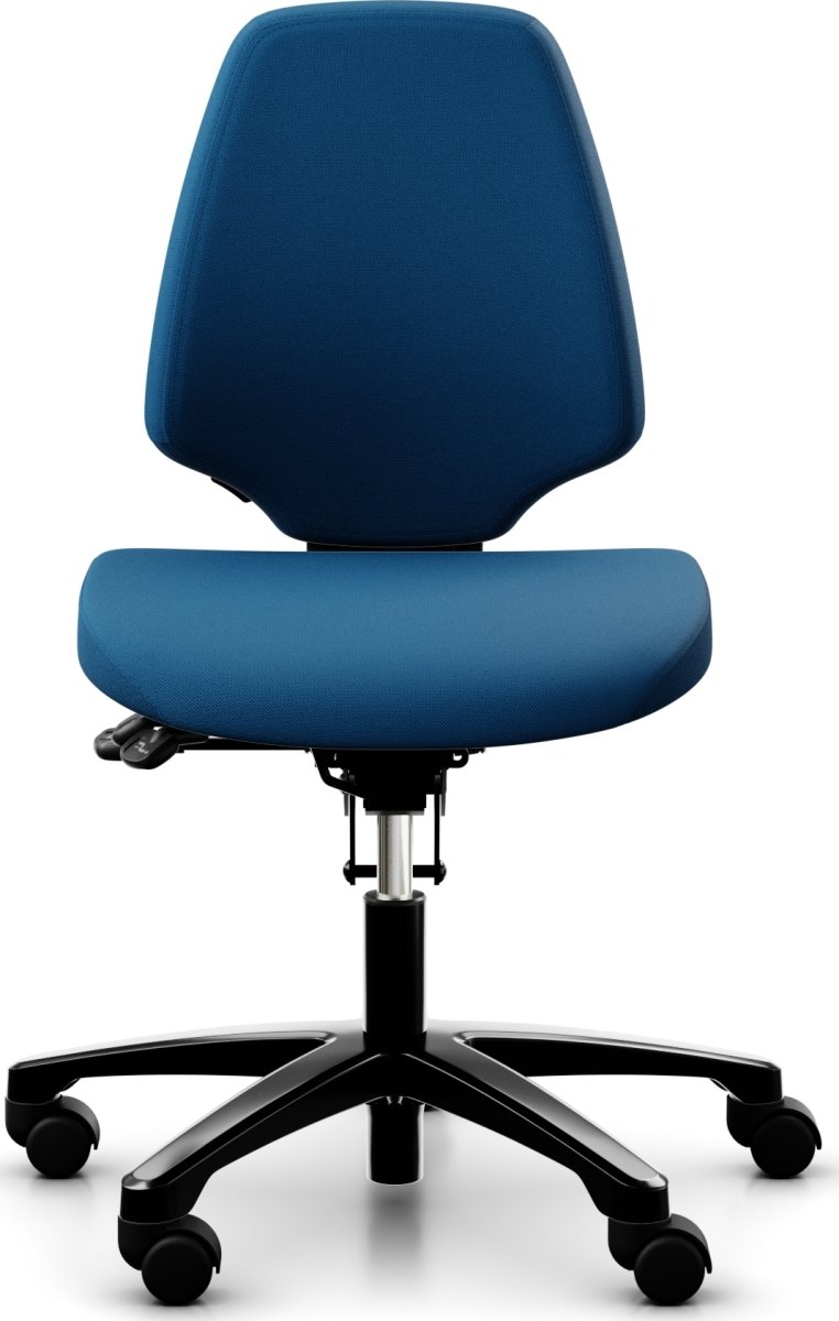 Kontorsstol RH Activ 222 Hög rygg Bred sits Blå